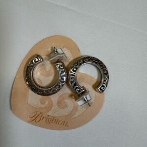 Brighton Filagree Silver Hoop Earrings